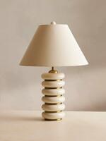 Greyson Table Lamp - High Gloss Lacquer - Cream - Listing - Thumbnail 3