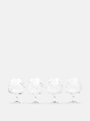 Barwell Cut Crystal Brandy Glass - Set of Four - Listing Image