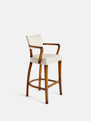 Molina Barstool - Linen - Natural - Hover Image