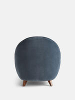 Henri Armchair - Velvet - Grey Blue - Images - Thumbnail 4