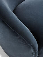 Henri Armchair - Velvet - Grey Blue - Images - Thumbnail 6