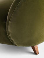 Henri Armchair - Velvet - Olive - Images - Thumbnail 6