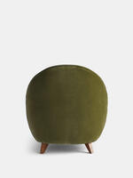 Henri Armchair - Velvet - Olive - Images - Thumbnail 3