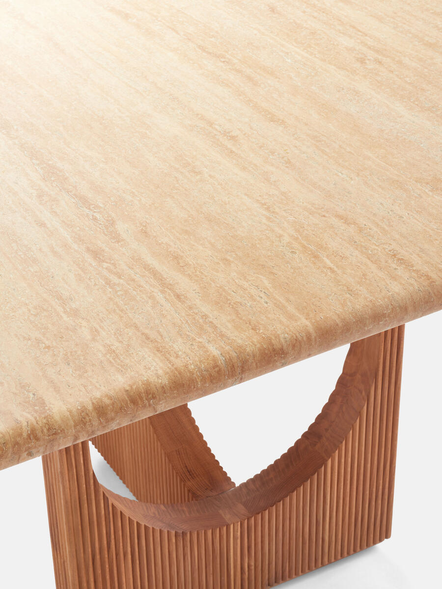 Elliot Dining Table - Travertine  - Images - Image 4