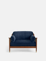 Atlanta Loveseat - Velvet - Royal Blue - Listing - Thumbnail 2