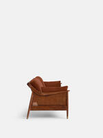 Atlanta Four Seater Sofa - Velvet - Rust - Images - Thumbnail 3