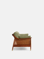 Atlanta Three Seater Sofa - Velvet - Lichen - Images - Thumbnail 4