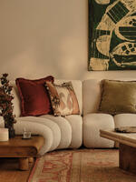 Margeaux Square Cushion - Rust - Lifestyle - Thumbnail 3