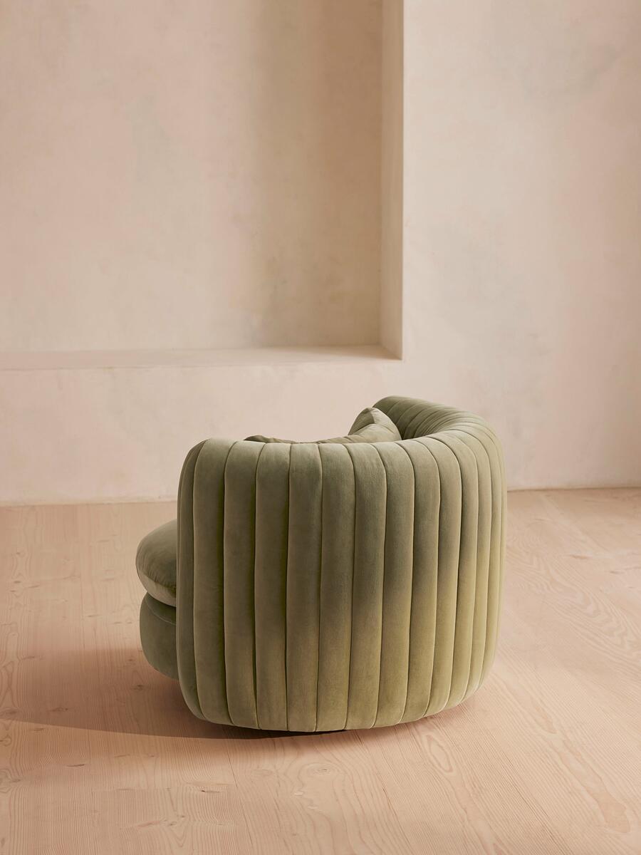 Vivienne Armchair - Velvet - Lichen - Images - Image 7