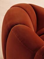 Garret Armchair - Velvet - Rust - Images - Thumbnail 7