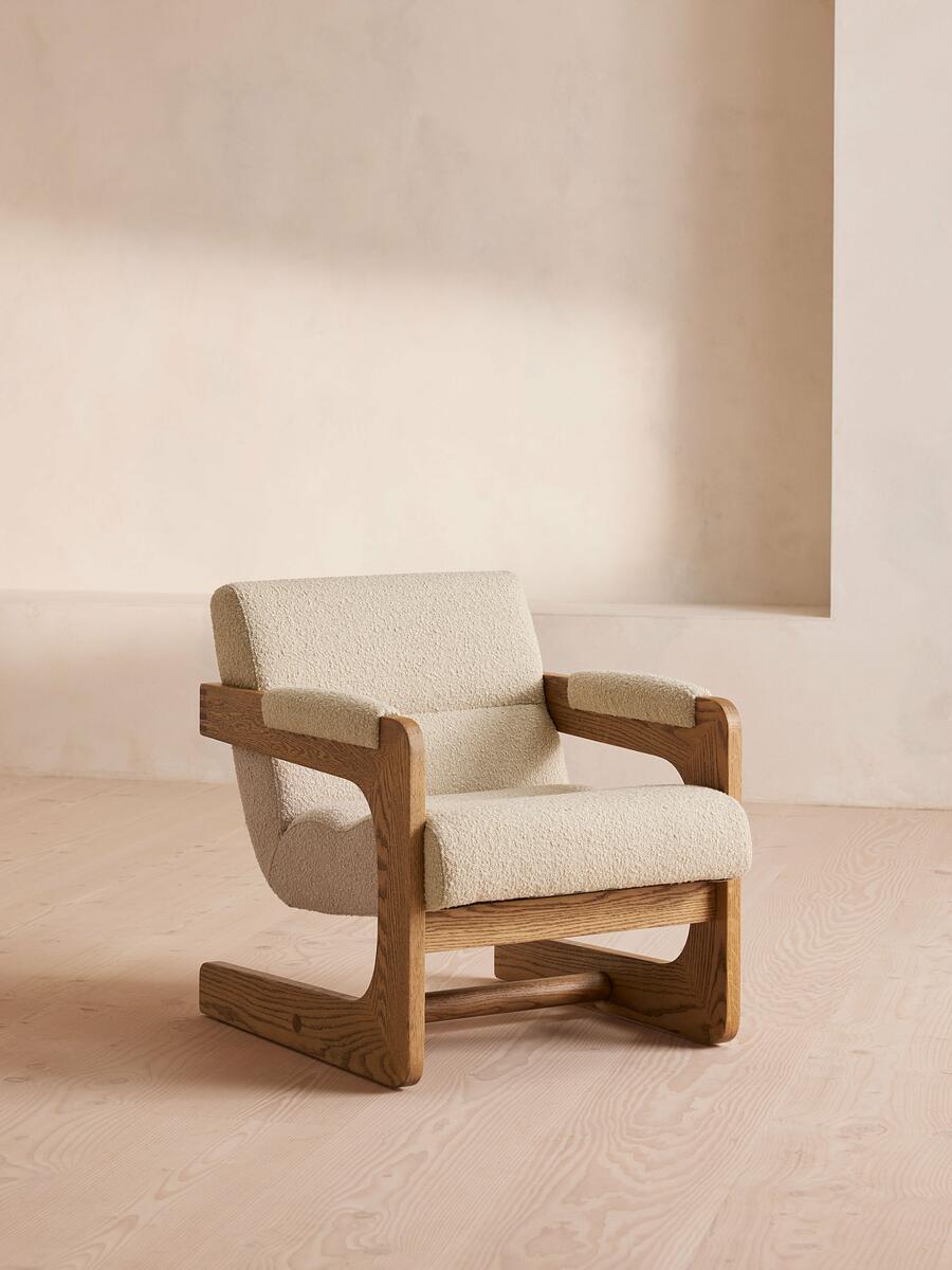 Lara Armchair - Boucle - Natural - Listing - Image 1