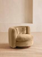 Vivienne Armchair - Velvet - Camel - Listing - Thumbnail 2