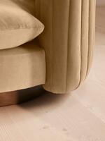 Vivienne Armchair - Velvet - Camel - Images - Thumbnail 7