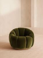 Garret Armchair - Velvet - Olive - Listing - Thumbnail 1