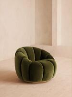 Garret Armchair - Velvet - Olive - Listing - Thumbnail 2