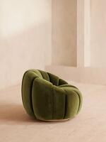 Garret Armchair - Velvet - Olive - Images - Thumbnail 3