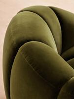 Garret Armchair - Velvet - Olive - Images - Thumbnail 6