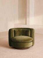 Vivienne Armchair - Velvet - Olive - Listing - Thumbnail 1