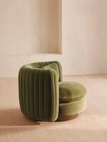 Vivienne Armchair - Velvet - Olive - Images - Thumbnail 3