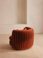 Vivienne Armchair - Velvet - Rust - Images - Thumbnail 4