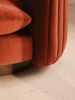 Vivienne Armchair - Velvet - Rust - Images - Thumbnail 7