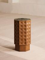 Dante Side Table - Dark Emperador Marble - Listing - Thumbnail 3