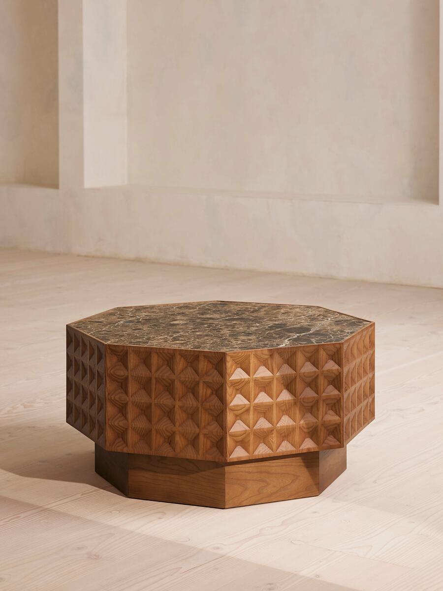 Dante Coffee Table - Dark Emperador Marble - Listing - Image 2