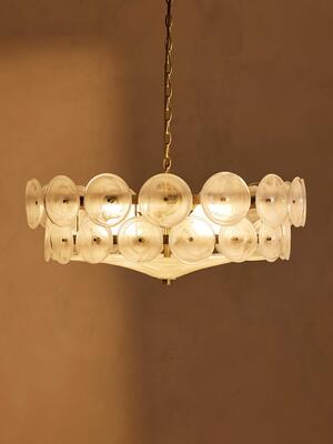 Lorenzo Chandelier - Milky Glass - Listing Image