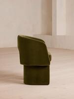 Morrell Dining Chair - Velvet - Olive - Images - Thumbnail 3