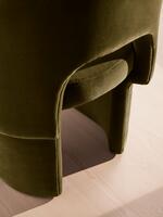 Morrell Dining Chair - Velvet - Olive - Images - Thumbnail 6