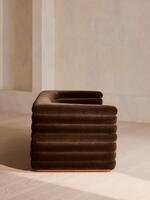 Laura Three Seater Sofa - Velvet - Chocolate - Images - Thumbnail 5