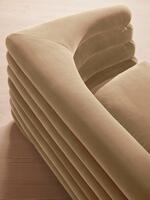 Laura Three Seater Sofa - Velvet - Camel - Images - Thumbnail 7