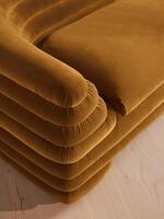 Laura Three Seater Sofa - Velvet - Mustard - Images - Thumbnail 5