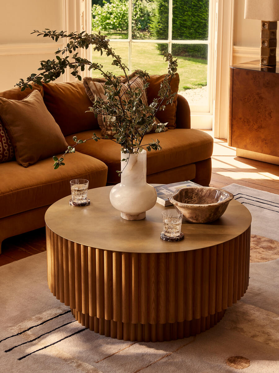 Barrel Coffee Table - Lifestyle - Image 1