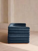 Laura Three Seater Sofa - Velvet - Royal Blue - Images - Thumbnail 3