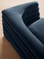 Laura Three Seater Sofa - Velvet - Royal Blue - Images - Thumbnail 7