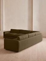 Mossley Corner Sofa - Linen - Olive - Images - Thumbnail 3