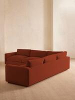 Mossley Corner Sofa - Velvet Rust - Images - Thumbnail 3