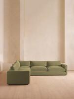 Mossley Corner Sofa - Velvet Lichen - Listing - Thumbnail 1