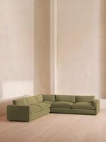 Mossley Corner Sofa - Velvet Lichen - Listing - Thumbnail 2