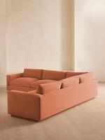 Mossley Corner Sofa - Velvet - Antique Rose - Images - Thumbnail 3