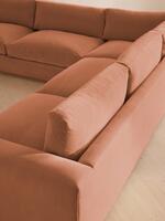 Mossley Corner Sofa - Velvet - Antique Rose - Images - Thumbnail 4