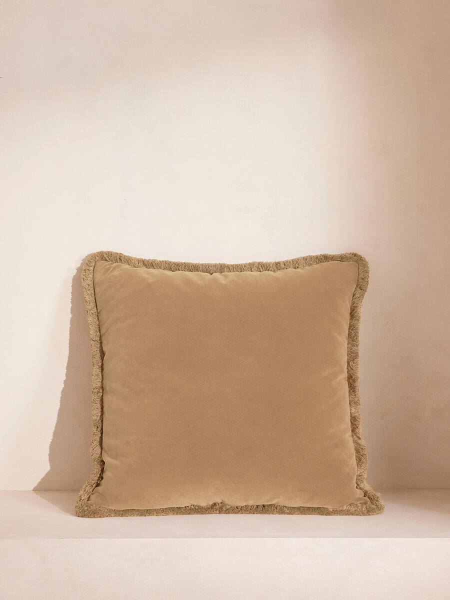 Margeaux Large Square Cushion - Camel - Listing - Image 2