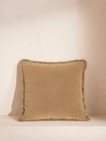 Margeaux Large Square Cushion - Camel - Listing - Thumbnail 2