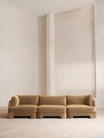 Odell Modular Sofa - Four Seater - Velvet - Camel - Listing - Thumbnail 2