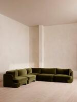 Odell Modular Sofa - Corner Sofa - Velvet - Olive - Images - Thumbnail 3