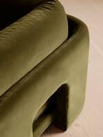 Odell Modular Sofa - Corner Sofa - Velvet - Olive - Images - Thumbnail 5