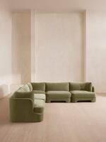 Odell Modular Sofa - Corner Sofa - Velvet - Lichen - Listing - Thumbnail 2