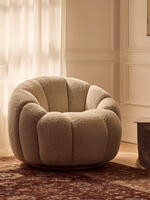 Garret Armchair - Boucle - Natural  - Lifestyle - Thumbnail 3