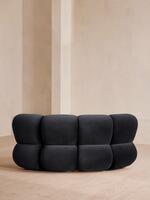 Noelle Modular Curved Armchair - Velvet Royal Blue - Images - Thumbnail 4